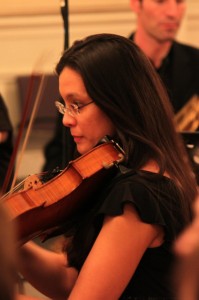 Heather Spencer playing Viola